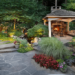 paver stone backyard design ideas for walkway